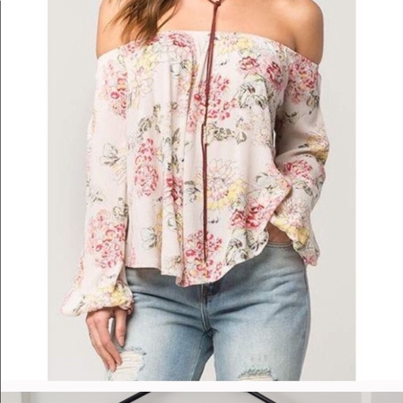 Billabong Tops - ♥️ Billabong | floral off shoulder top